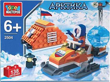 Конструктор "Арктика" (138 деталей)