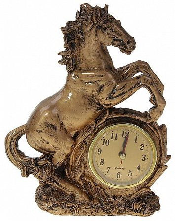 Часы настольные "Золотой конь"
