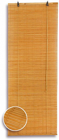 Штора рулонная бамбуковая "Кабуки" 80х160 см