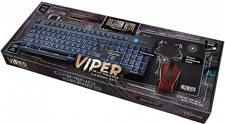 QUMO Viper набор игровой (клавиатура+мышь+коврик)