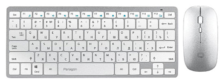 QUMO Paragon Silver набор (клавиатура+мышь)