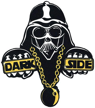 Наклейка винил: Dark side