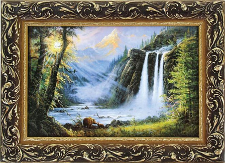 Картина "Водопад" в рамке
