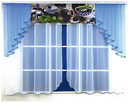 Комплект штор для кухни "Ассорти"