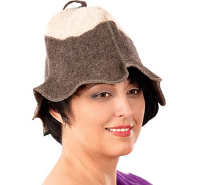 Шапка для сауны "Дюймовочка"