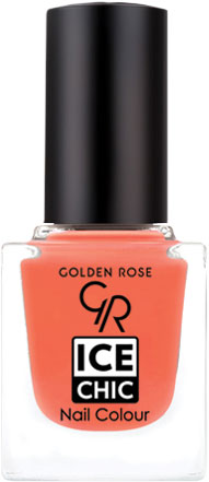 Golden Rose Ice Chic лак для ногтей, Оранжевый неон