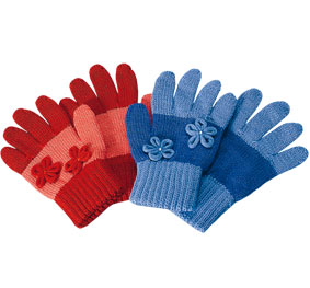 Комплект перчаток "Дошкольник" для девочек
