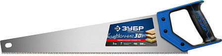 ЗУБР "Молния-3D" универсальная ножовка (500 мм)
