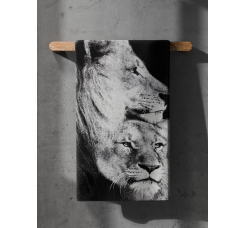 ЭТЕЛЬ полотенце махровое ?Львы? (70х130 см)