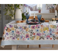 ЭТЕЛЬ скатерть "Бабочки" (180?147 см)
