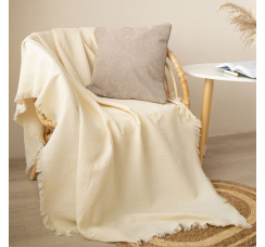 Плед вафельный "Honey waffle" (130х180 см)