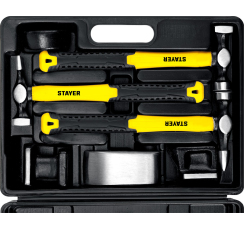 STAYER "MaxFlat" набор рихтовочных молотков и правок (7 шт.)