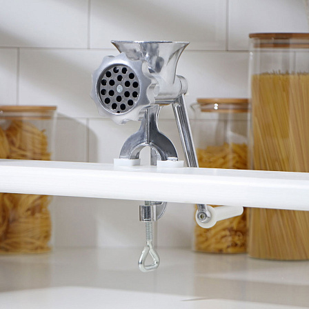 ДОЛЯНА "Советская" мясорубка ручная алюминиевая