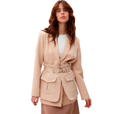 Пиджак женский с баской "Casual Collection"