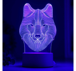 Светильник декоративный "Волк"