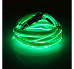 CARTAGE неоновая нить для подсветки салона (зеленый)