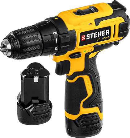 STEHER CD-120-2 аккумуляторная дрель-шуруповерт