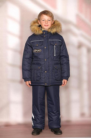 Куртка детская "Федор" с меховой опушкой