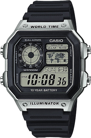 Casio "World Time" наручные часы