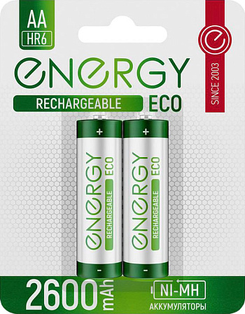 ENERGY набор аккумуляторов (AA, NI-MH, 2600мАч, 2 шт.)