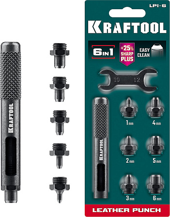 KRAFTOOL LPI-6 ударный пробойник для кожи