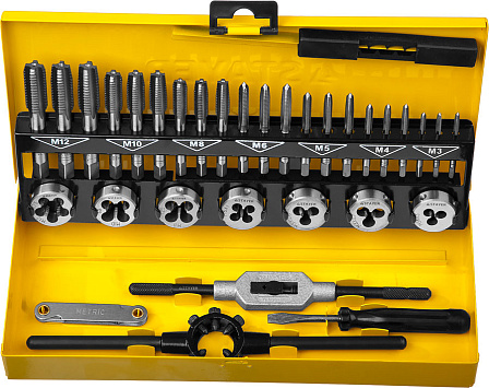 STAYER MaXCut набор метчиков и плашек (32 предмета)