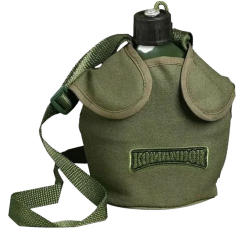 Фляжка армейская в чехле ?Командор? (1 литр)