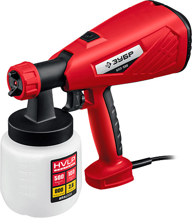 ЗУБР КПЭ-500 электрический краскопульт