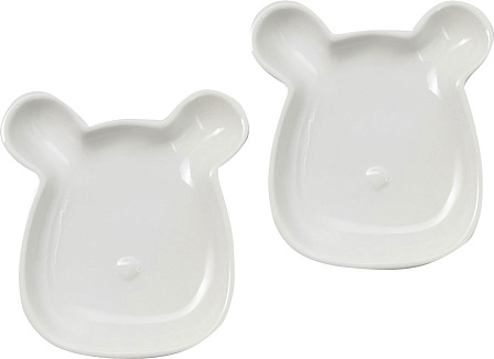 Набор блюд керамических сервировочных "Мишка" (2 шт.)
