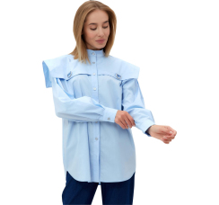 Рубашка женская с пряжками "Casual Collection"