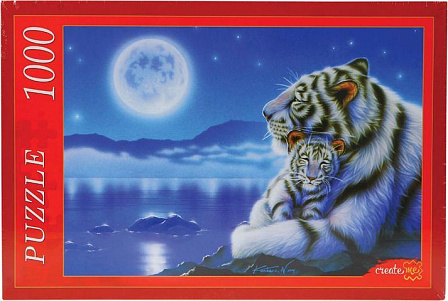 "Белые тигры под луной"