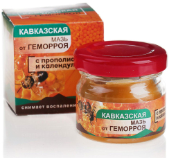 Мазь ?Кавказская от геморроя? на основе календулы и прополиса (30 мл)