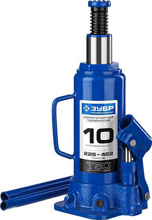 ЗУБР "Профессионал" Т-50 домкрат бутылочный (10 тонн)