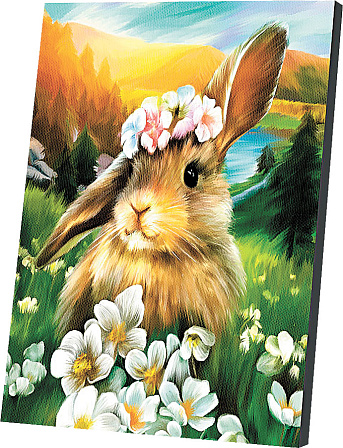 Картина по номерам  ?Заяц? (40х50 см, 23 цвета)