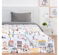 ЭТЕЛЬ покрывало детское "Fantasy town" (145х210 см)