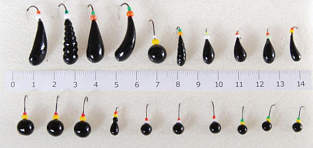 Набор мормышек "Муравьи и шар"