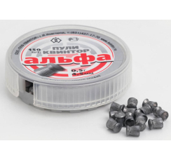 Пули для пневматики "Альфа" (калибр 4,5 мм, 0,5 гр., 150 шт.)