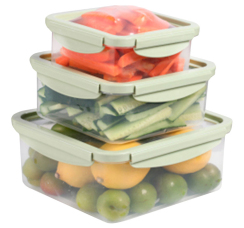 Mallony UNICO набор пластиковых контейнеров (3 шт.)