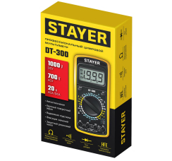 STAYER DT-300 цифровой мультиметр