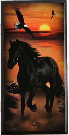 Нарды 2в1 "Жеребец" (40х40 см)