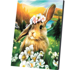 Картина по номерам ?Заяц? (40х50 см, 23 цвета)