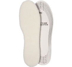 Стельки утеплённые трёхслойные (овчина, поролон, EVA)