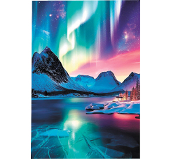 Алмазная мозаика ?Северное сияние? (20х30 см)
