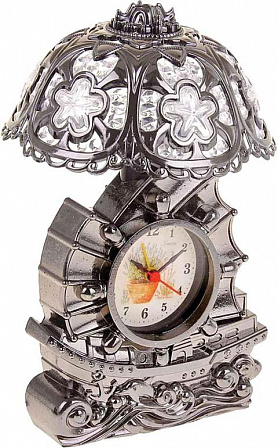 Часы светильник с будильником "Кораблик"