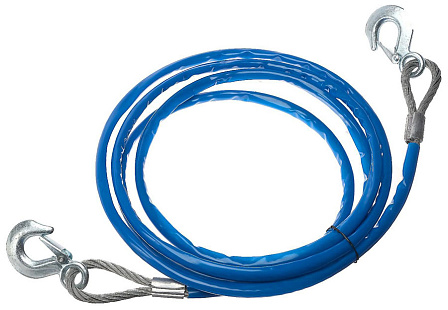 Трос буксировочный металлический (8 тонн)
