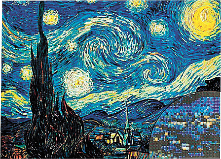 Алмазная мозаика  ?Звёздная ночь? (30х40 см)