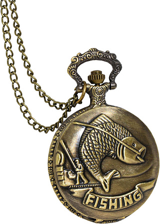 Часы карманные "Рыбалка"