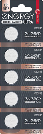 ENERGY набор батареек (CR2032, 5 шт.)