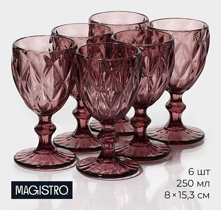MAGISTRO набор бокалов для вина (6 шт., 250 мл)