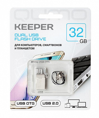 QUMO Keeper 32GB USB-накопитель